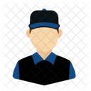 Policeman Security Officer Icon