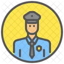 Police Security Male Icon