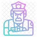 Policeman Guard Jobs Icon