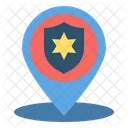 Policestation Location Map Icon