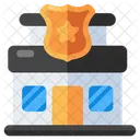 Policestation Police Headquarter Building Icon