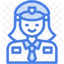 Policewoman User Avatar Icon