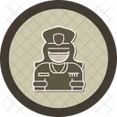 Policewoman Anti Theft Police Icon