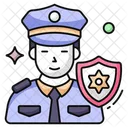 Policia Oficial De Policia Policia Icono