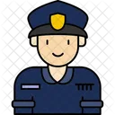 Policia Antirrobo Policia Icono