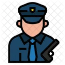 Policia Trabajo Avatar Icono