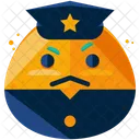 Policia Oficial Emoji Icono