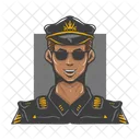 Policia Oficial Hombre Icon