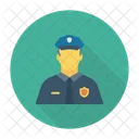 Policia Seguridad Hombre Icono