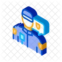 Policia Oficial Seguridad Icono