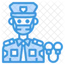 Policia Trabajo Hombre Icon