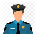 Policia Seguridad Ley Icono