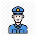 Policia Policia Hombre Icono