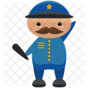 Policia Policia Oficial Icono