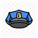 Policia Sombrero Crimen Icono