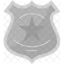 Insignia De Policia Seguridad Icono