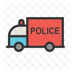 Camioneta de policia  Icono