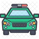 Policia Sedan Coche Icon