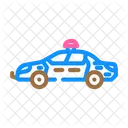 Policia Coche Crimen Icono