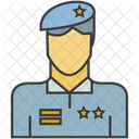 Policia Homem Avatar Ícone