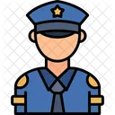 Policial Avatares Personagem Icon