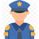 Policial Avatares Personagem Icon