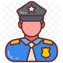 Policial Policial Oficial Ícone