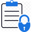 Politicas De Seguridad Escudo Bloqueo Icono