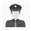 Police Homme Avatar Icône