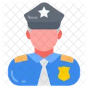 Policier Policier Officier Icône