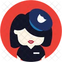 Police Officier Femme Icon