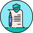 Policy Contract Regulation Icon