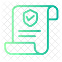 Policy Contract Patent Icon