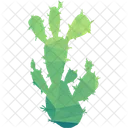 Cactus Poligonal Geometrica Icon