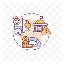 Cost Of Living Country Government Social Unrest Icon