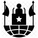 Political Leader Speech Leader Icon