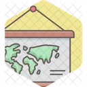 Political Map Geography Infographic Icon