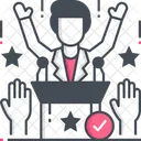 Political Victory Winner Victory Icon