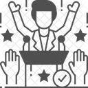 Political Victory Winner Victory Icon