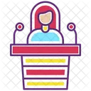 Woman Day Line Icons Icon