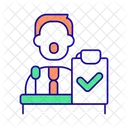 Business Public Speaker Icon