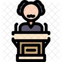Politician Speech  Icon