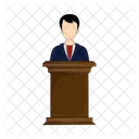 Politician Politics Speech Icon