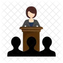 Politician Politics Speech Icon