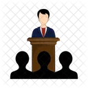 Politician Politics Speech Icon