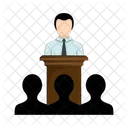 Politician Politics Speech Icon