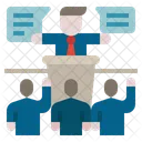 Speech Politician Political Party Icon