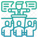 Politics Election Speech Icon