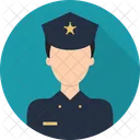 Polizei Sicherheit Avatar Symbol