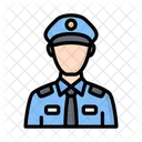 Polizei Mann Offizier Icon